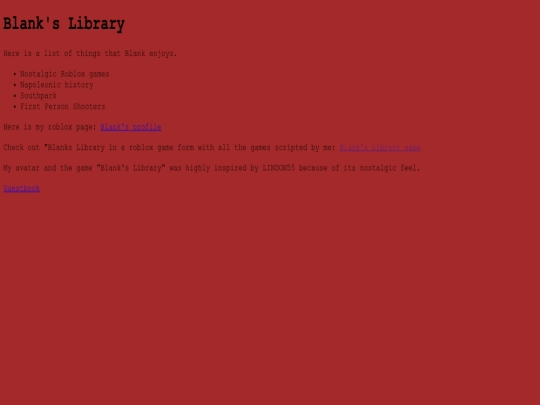 index screenshot