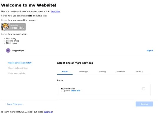 index screenshot