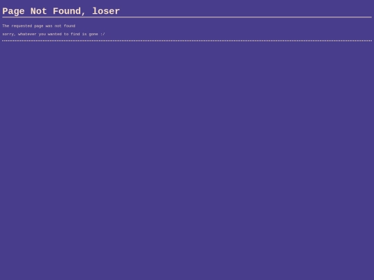 not_found screenshot