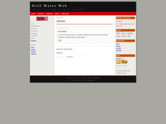 articles screenshot