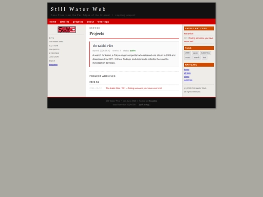 projects screenshot