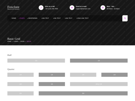 pages/basic-grid screenshot