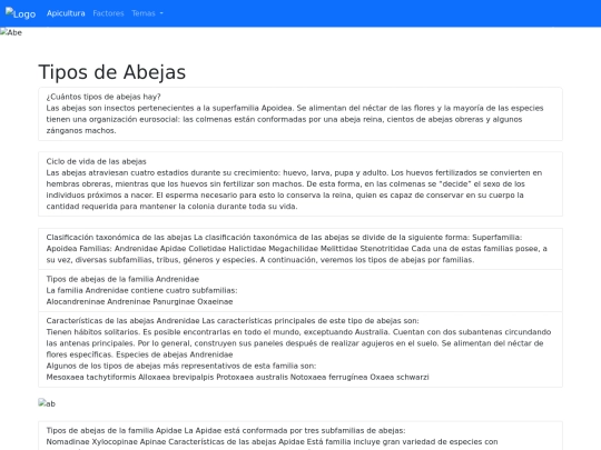public_html/Tipos de Abejas screenshot