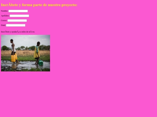 sudan del sur/inscribete screenshot