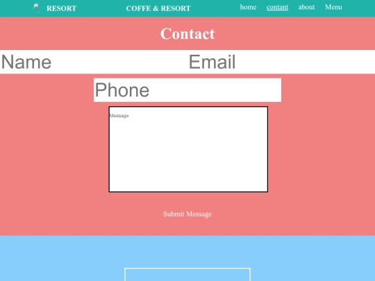 beach coffee/contact screenshot