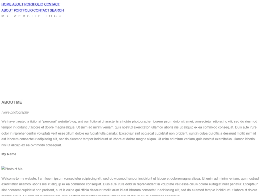 W3.CSS Template screenshot