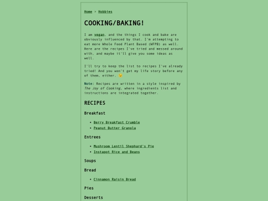 cooking screenshot