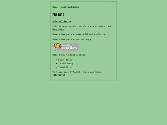 cooking/naan screenshot
