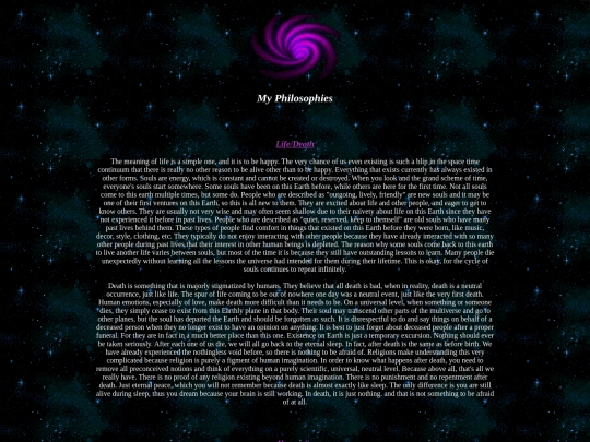 philosophies screenshot