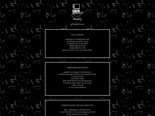 poetry screenshot
