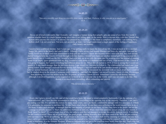 writings screenshot