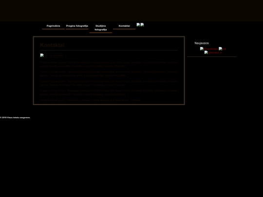 kontaktai screenshot