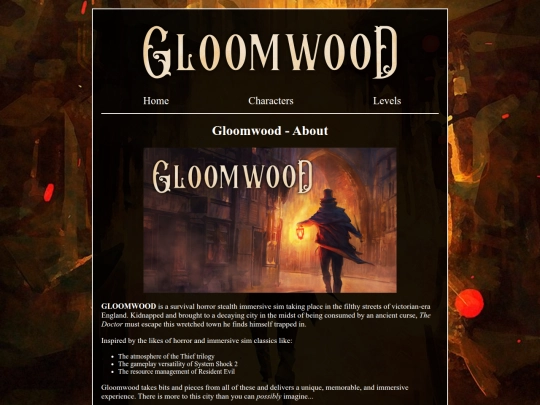 extras/gloomwood_fanpage screenshot