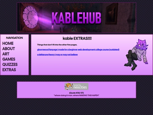 extras screenshot