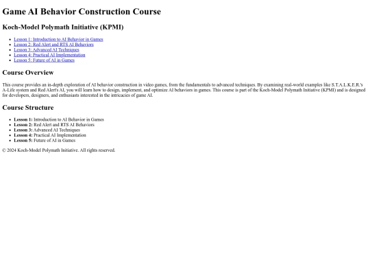aicourse screenshot