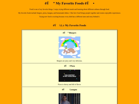 food screenshot