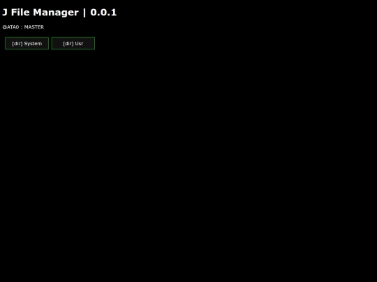 J-OS/File Manager screenshot