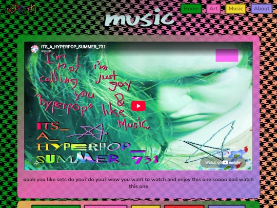 music/sets screenshot