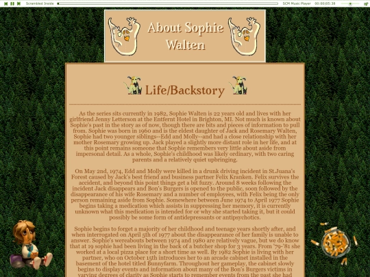 aboutsophie screenshot