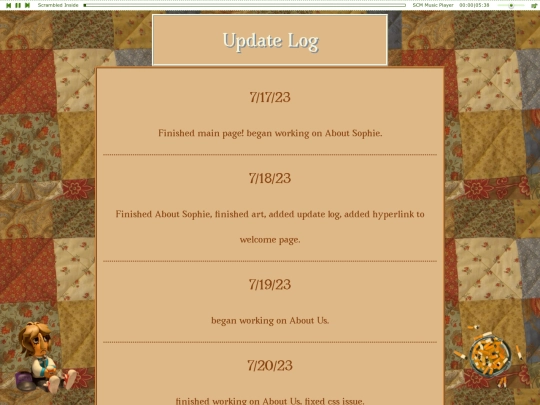 updatelog screenshot