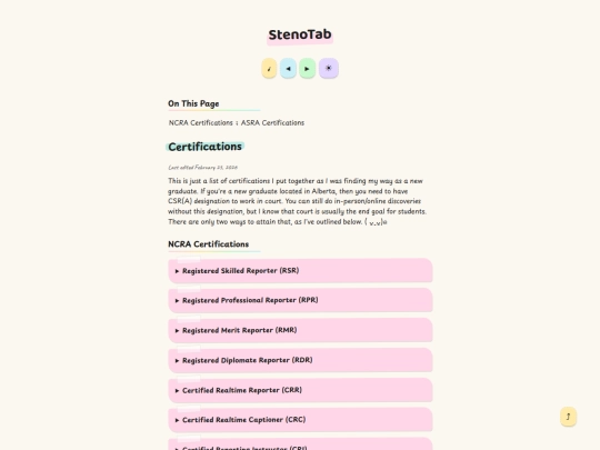 business/certs screenshot