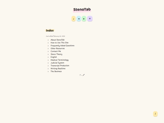 index screenshot