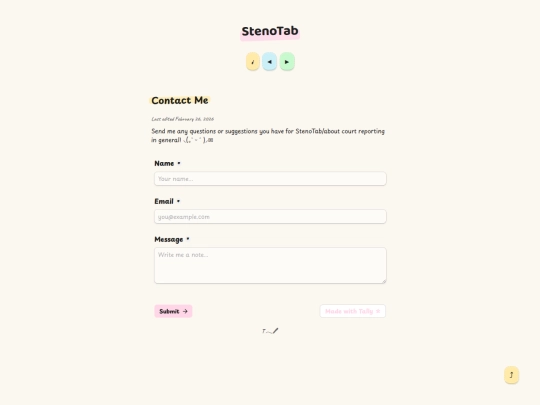 site/contact screenshot
