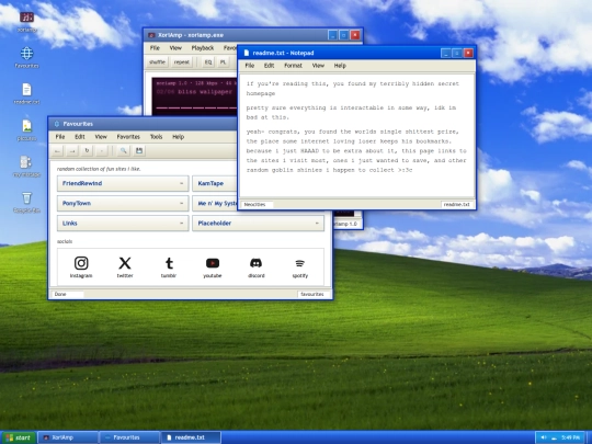 PersonalLandingPage screenshot