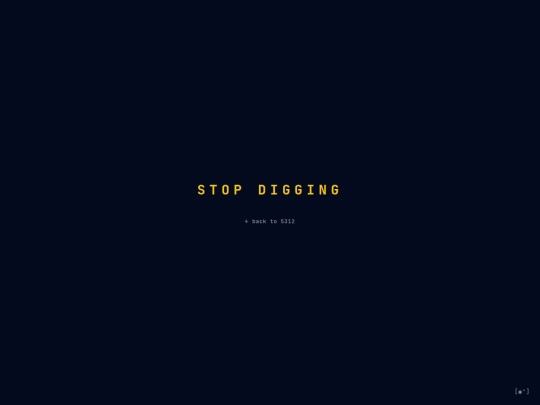 stop-digging screenshot