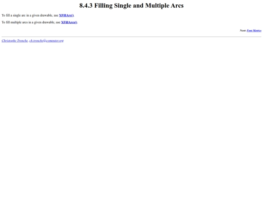 xlib/graphics/filling-areas/arcs screenshot