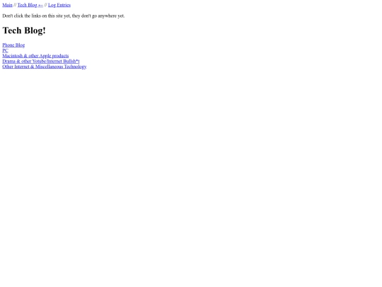 TechBlog screenshot