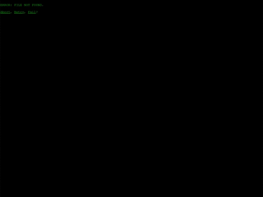 not_found screenshot
