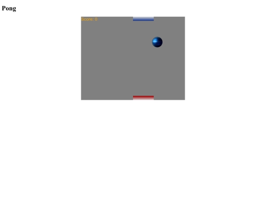 pong screenshot