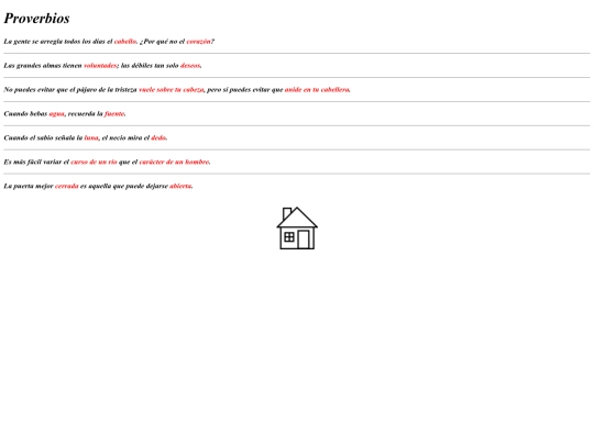 proverbios/plantilla screenshot