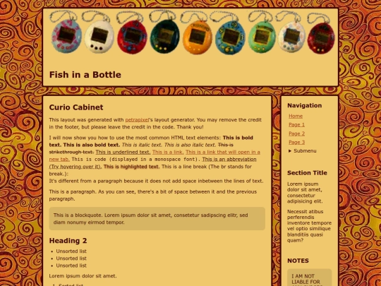index screenshot