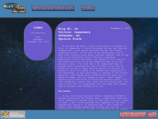 blog screenshot
