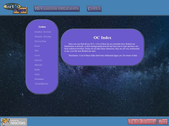 oc_loreindex screenshot