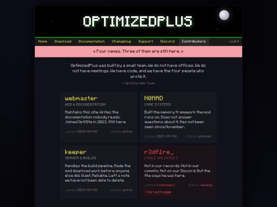 contributors screenshot