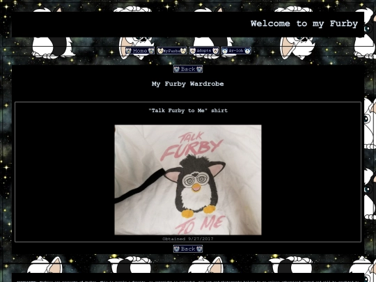 Clothing screenshot