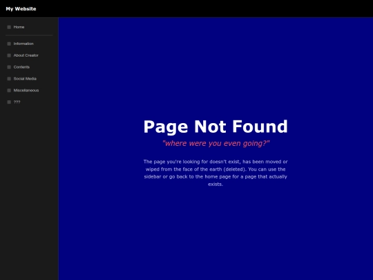not_found screenshot