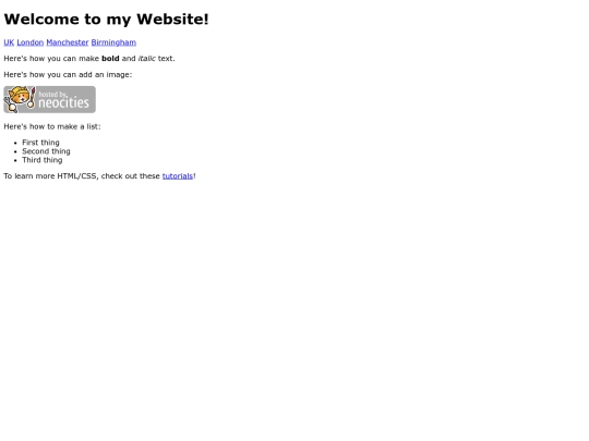 index screenshot