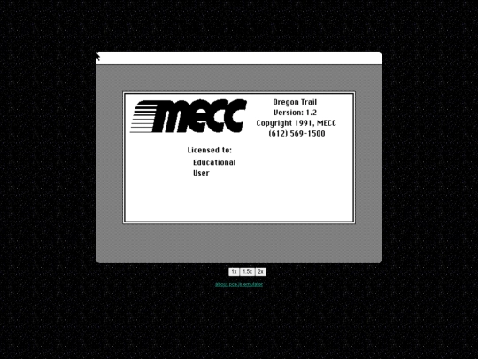 SidePages/Oregontrail screenshot