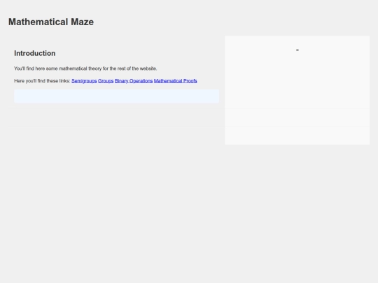 mathematics screenshot