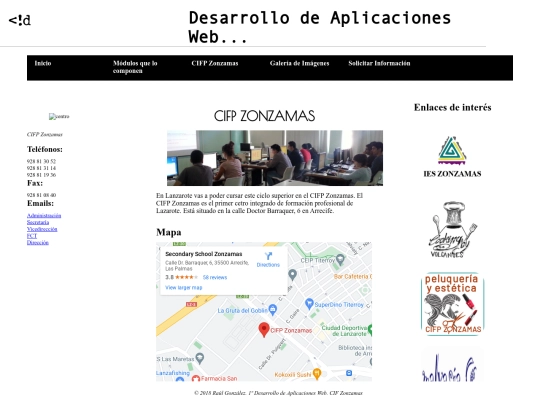 proyecto/zonzamas screenshot