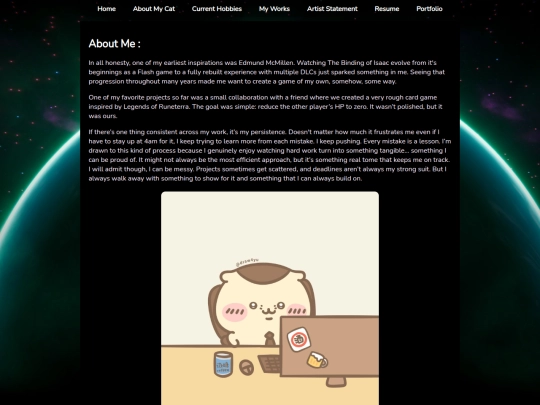 Aboutme screenshot