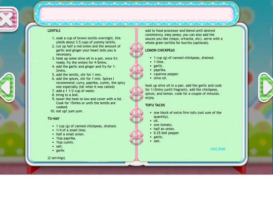 cookbook1 screenshot