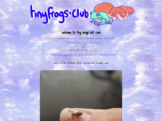 tinyfrogs screenshot