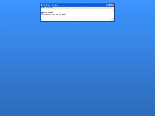 not_found screenshot