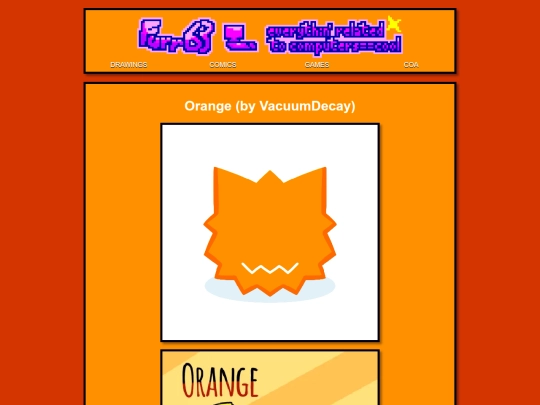 COA/orange screenshot