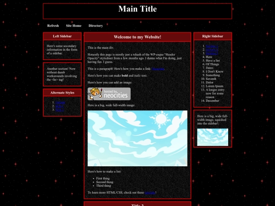blog screenshot